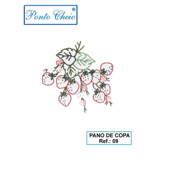 Pano de Prato com Risco para Pintura ou Bordado 09