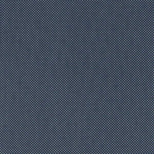 Tecido Estampado - Micro Póa Azul Marinho - Des.2270 - 0,50x1,50mt