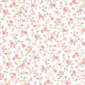 Tecido Estampado - Floral Marina Rosa Cor 62 - Des.200147 - 0,50x1,50mt