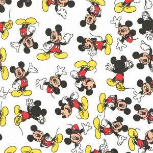 Tecido Estampado - Coleção Disney - Mickey Mouse - Cor 01 Des.MK011 - 0,50x1,50m - Maluhy