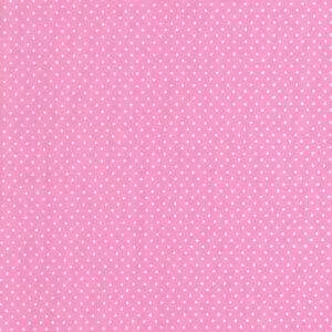 Tecido Estampado - Mini Poa Rosa cor  1 - Des. 2206 - 0,50 x 1,50 MT