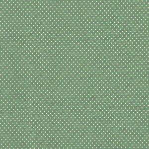 Tecido Estampado - Mini Poa Verde Grama Cor 129 - Des.1002 - 0,50x1,50mt