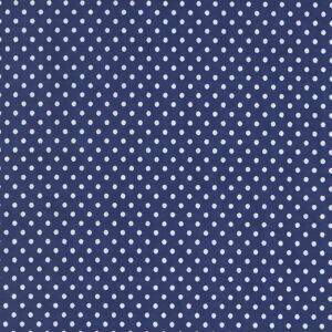 Tecido Estampado - Poa Azul Royal Cor 4 - Des.2208 - 0,50x1,50mt 