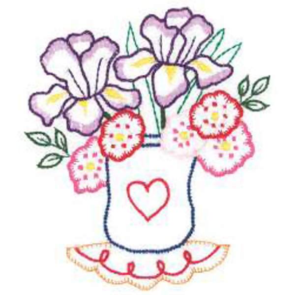 Kit de Pano de Prato Riscado 12 Unidades - Variados