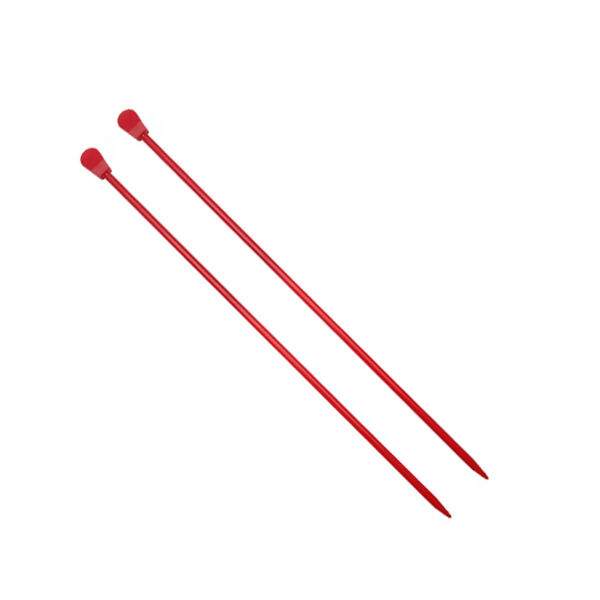 Agulha de Tricô Plástica - 37cm Grande - Corrente