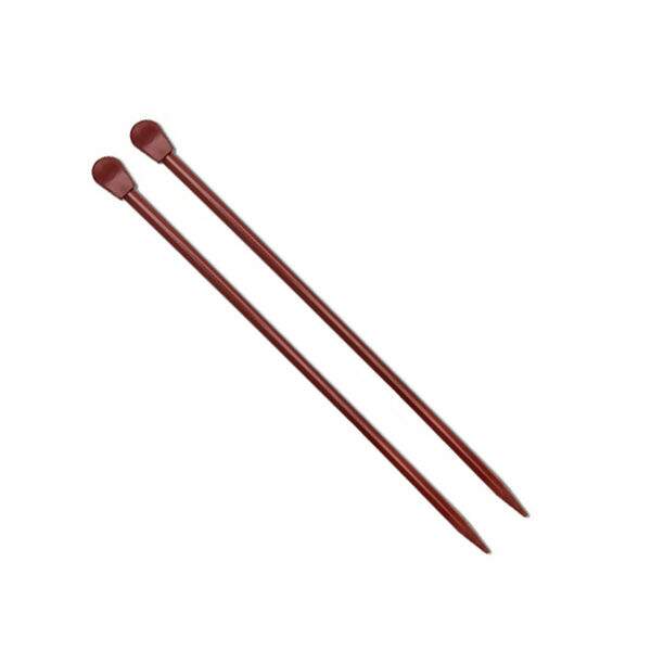 Agulha de Tricô Plástica - 25cm Pequena - Corrente 