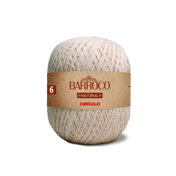 Barbante Barroco Natural - Circulo