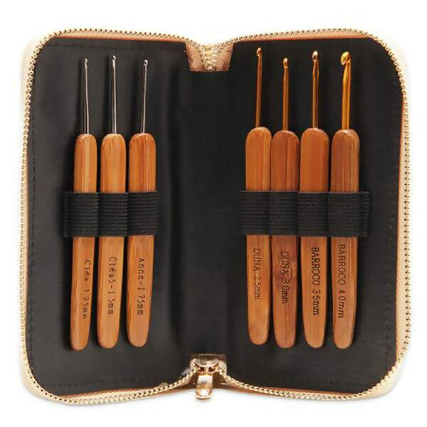 kit de Agulhas de Crochê Bambu - Circulo