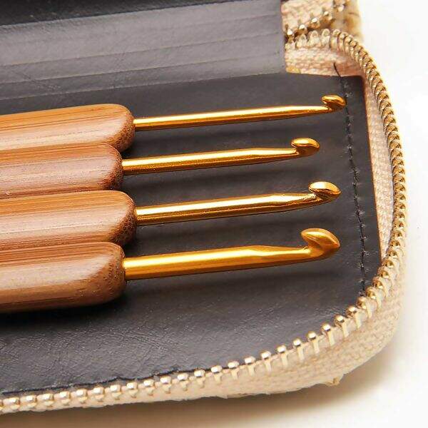 kit de Agulhas de Crochê Bambu - Circulo