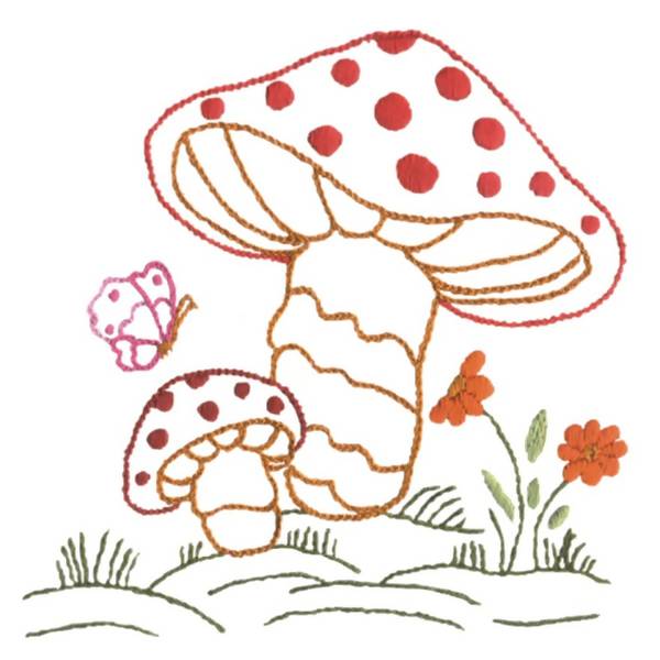 Kit de Pano de Prato Riscado 12 Unidades - Variados