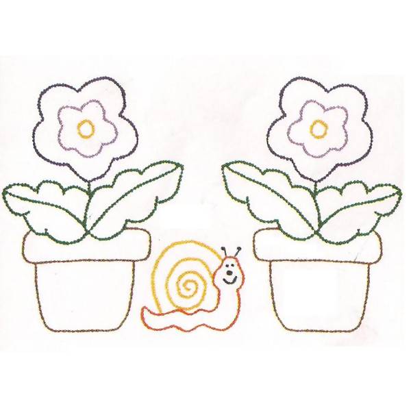 Kit de Pano de Prato Riscado 12 Unidades - Variados