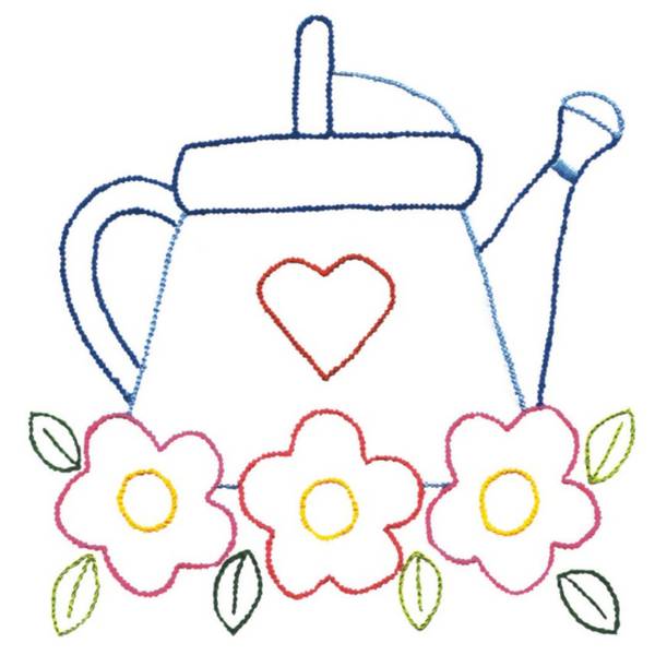 Kit de Pano de Prato Riscado 12 Unidades - Variados