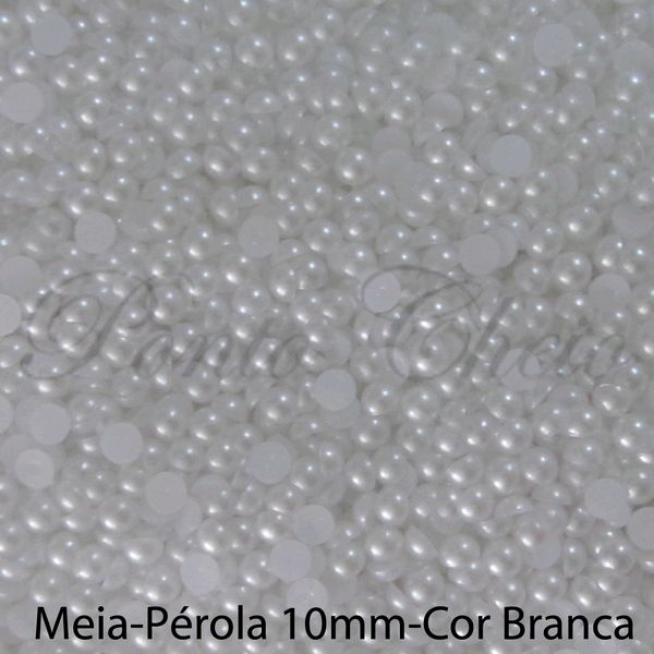 Meia Pérola 10mm pacote com 45 gramas