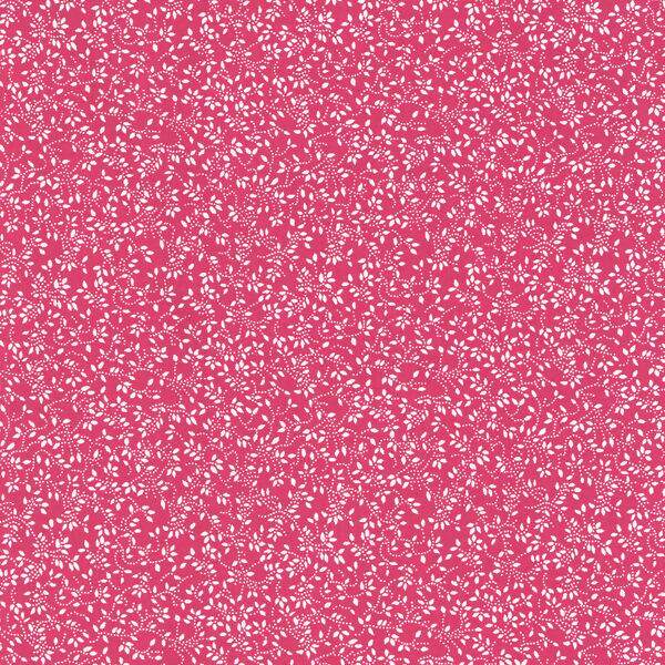 Tecido Estampado - Folhagem Pink Cor 108 - Des.1047 - 0,50x1,50mt