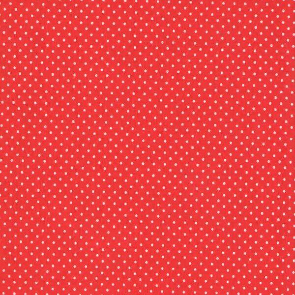 Tecido Estampado - Micro Poa Vermelho  Cor 3 - Des.2206 - 0,50x1,50mt