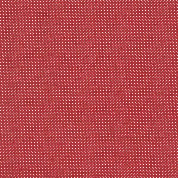 Tecido Estampado - Micro Póa Vermelho - Des.2267 - 0,50x1,50mt