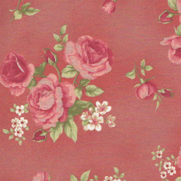 Tecido Estampado Four Seasons Flor Fundo Goiaba 0 50x1 50mt Compre Ja