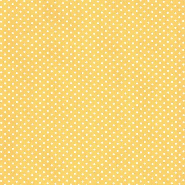 Tecido Estampado - Poa Amarelo Cor 134 - Des.1001 - 0,50x1,50mt