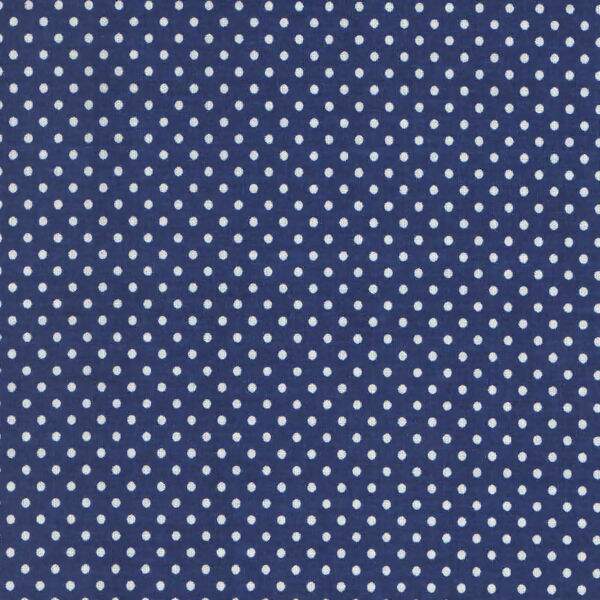 Tecido Estampado - Poa Azul Royal Cor 4 - Des.2208 - 0,50x1,50mt 