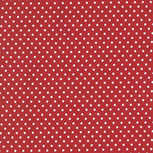 Tecido Estampado - Poa Vermelho Cor 106 Des.1001 - 0,50x1,50mt