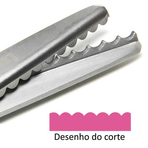 Tesoura Picotar Escalope 