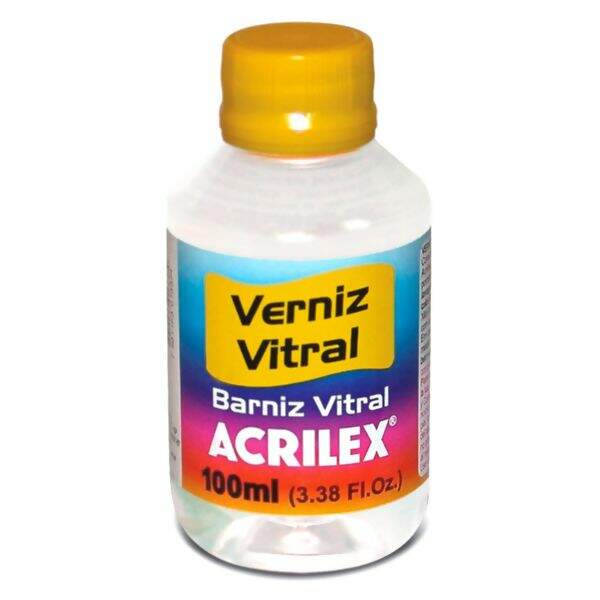 Verniz Vitral Incolor 100ml - Acrilex