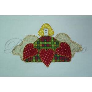 Projeto para Appliqué - Anjo de Natal