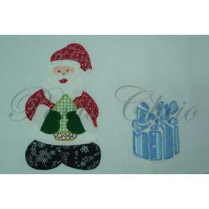 Projeto para Appliqué - Papai Noel e Presente