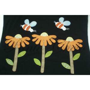 Projeto para Appliqué - Abelhinhas e Flores