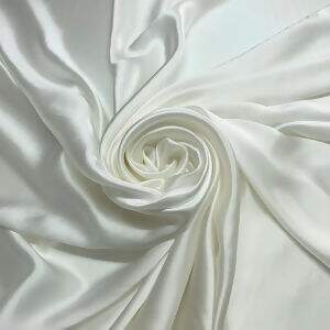 Tecido de Cetim Off-White - 1,00x1,40mt