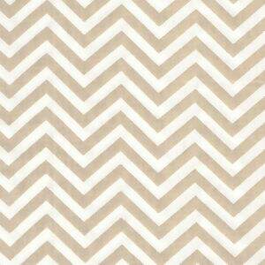Tecido Estampado - Chevron Bege - Luiza cor 07 - 0,50x1,50mt