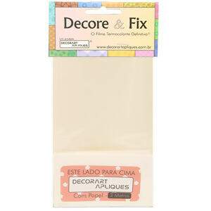 Termocolante Definitivo com Papel Siliconado - Decore & Fix - Decorart Apliques - 37 x 100cm