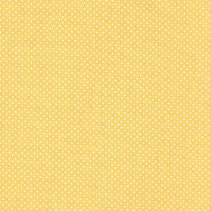 Tecido Estampado - Mini Poa Amarelo Cor 134 - Des.1002 - 0,50x1,50mt