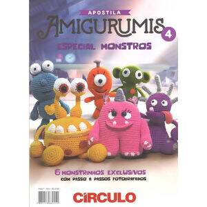 Apostila Amigurumis 4 - Especial Monstros - Circulo