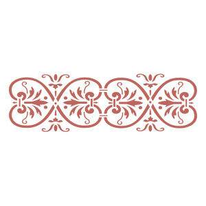Stencil 30 x 10 cm - 1173 Floral 3 - Acrilex