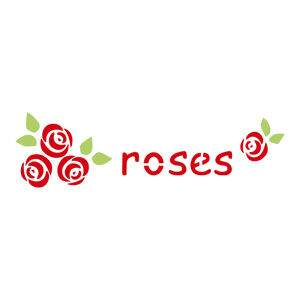 Stencil 16 x 5 cm - 1181 Rosas 1 Floral - Acrilex