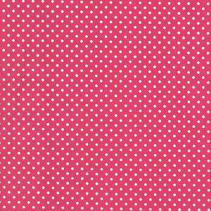 Tecido Estampado - Poa Pink Cor 108 -  Des.1001 - 0,50x1,50mt