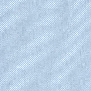 Tecido Estampado - Mini Poa Azul Bebê Cor 082 - Des.1002 - 0,50x1,50mt