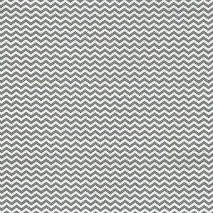 Tecido Estampado - Mini Chevron Cinza Cor 01 - Des.180532 - 0,50x1,50mt