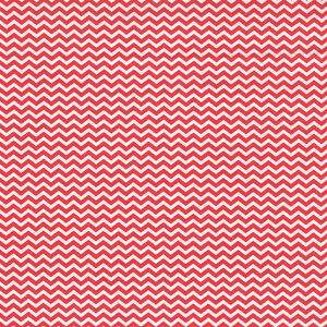 Tecido Estampado - Mini Chevron Vermelho Cor 08 - Des.180532 - 0,50x1,50mt