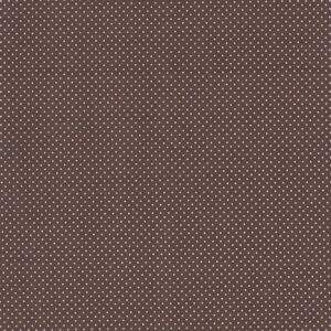 Tecido Estampado - Micro Poa Marron com Rosa cor 2 - Des. 2207 - 0,50 x 1,50 MT
