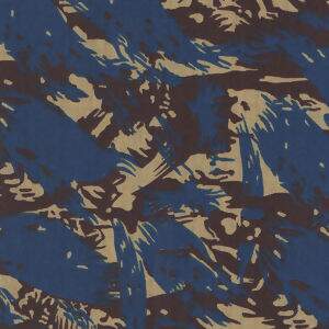 Tecido Estampado - Camuflado II Azul Cor 1 - Des.2800 - 0,50x1,50mt