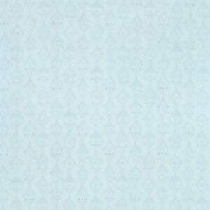 Tecido Estampado - Contorno de Casinhas Azul Bebê -Ref: 8004 - 0,50 x1,50mt