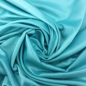 Tecido de Cetim Azul Tiffany - 1,00x1,40mt