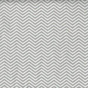 Tecido Estampado - Chevron Médio Cinza Cor 01 - Des.1209 - 0,50x1,50mt