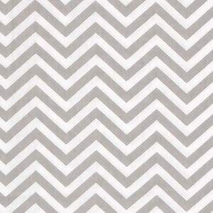 Tecido Estampado - Chevron Cinza - Luiza Cor 05 - Des.180378 - 0,50x1,50mt