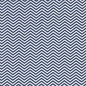 Tecido Estampado - Chevron Médio Marinho Cor 02 - Des.1209 - 0,50x1,50mt