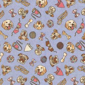 Tecido Estampado - Dogs - Cor 2330 - 0,50x1,50mt