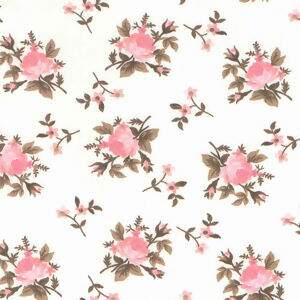 Tecido Estampado - Floral Angel Rosa Cor 01 - Des.180662 - 0,50x1,50mt