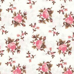 Tecido Estampado - Floral Angel Rose cor - 03 - Des.180662 - 0,50x1,50mt